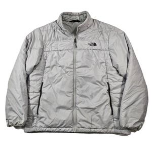 The‎ North Face Liner Jacket Mens XL Light Grey Puffer Quilted Systems